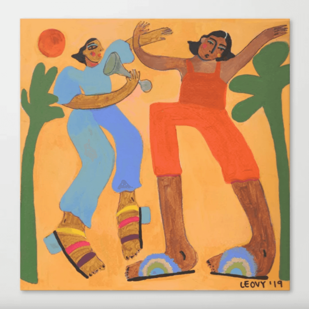 Summer Beats Canvas Print from Society6